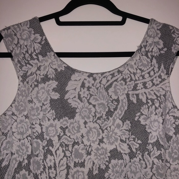 Grey and White Dress - Picture 2 of 2